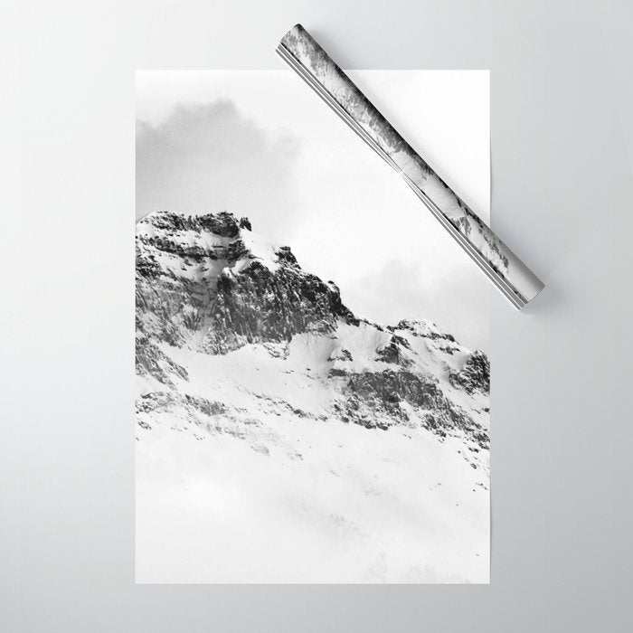 Snowy Peak Wrapping Paper Gallery Image 1