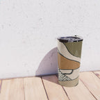 Patterned Tropical Leaves #1 Travel Mug Gallery Image 4