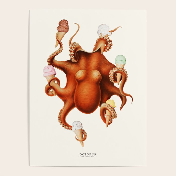 ICE CREAM OCTOPUS Poster Gallery Image 4