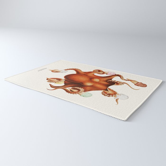 ICE CREAM OCTOPUS Rug Gallery Image 3