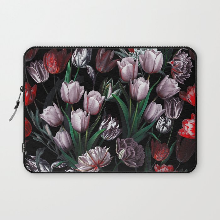 Magic Tulips Pattern VI Laptop Sleeve Gallery Image 1