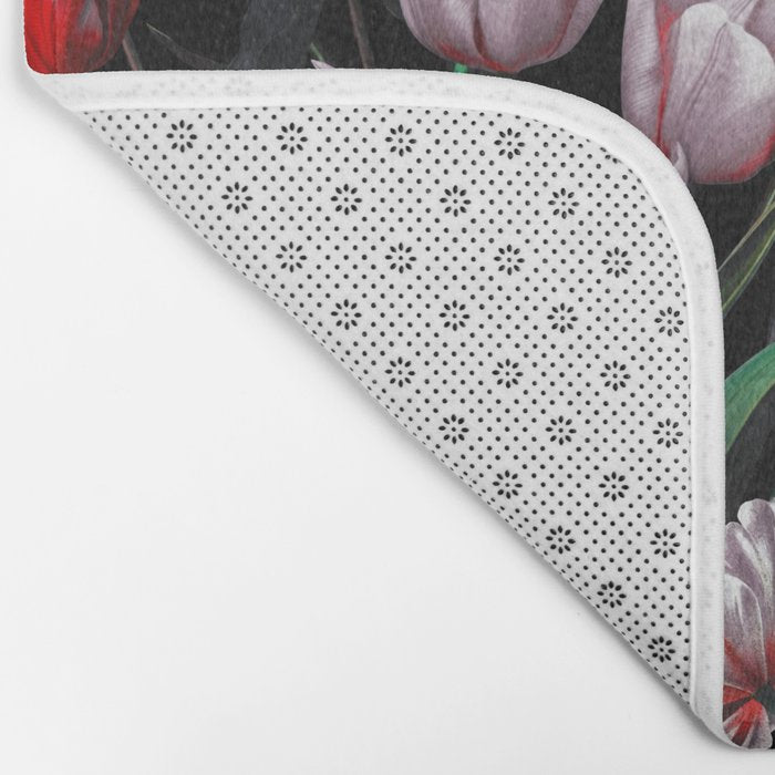 Magic Tulips Pattern VI Bath Mat Gallery Image 2