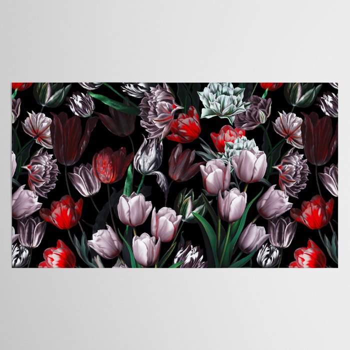 Magic Tulips Pattern VI Tablecloth Gallery Image 2