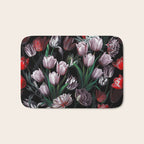 Magic Tulips Pattern VI Bath Mat Gallery Image 1