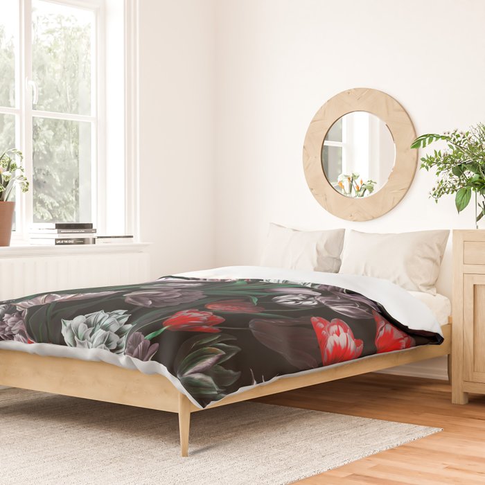 Magic Tulips Pattern VI Duvet Cover Gallery Image 2