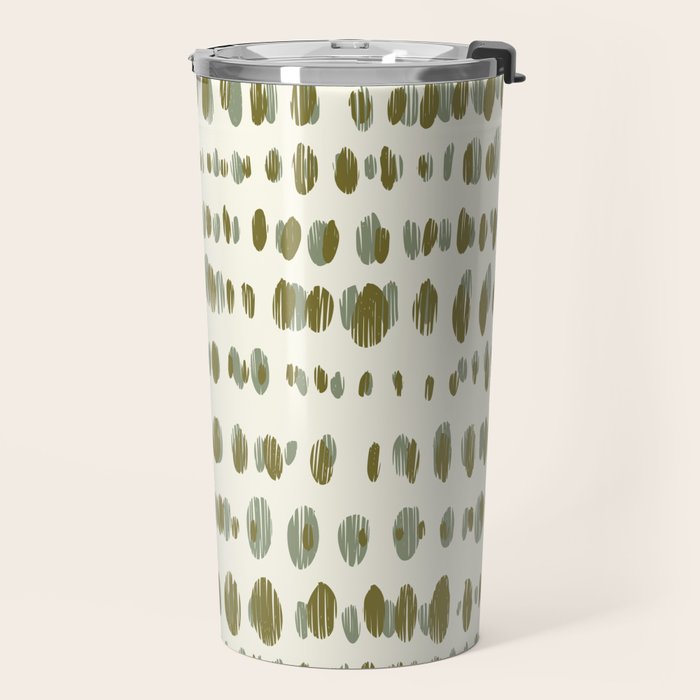 Wildlife Safari Dots green Travel Mug Gallery Image 2