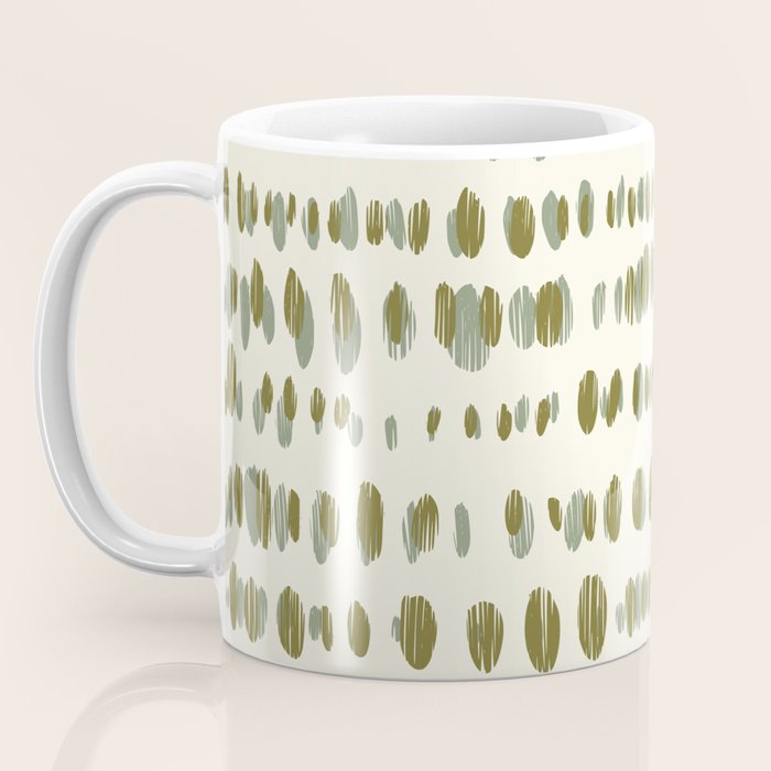 Wildlife Safari Dots green Coffee Mug Gallery Image 3
