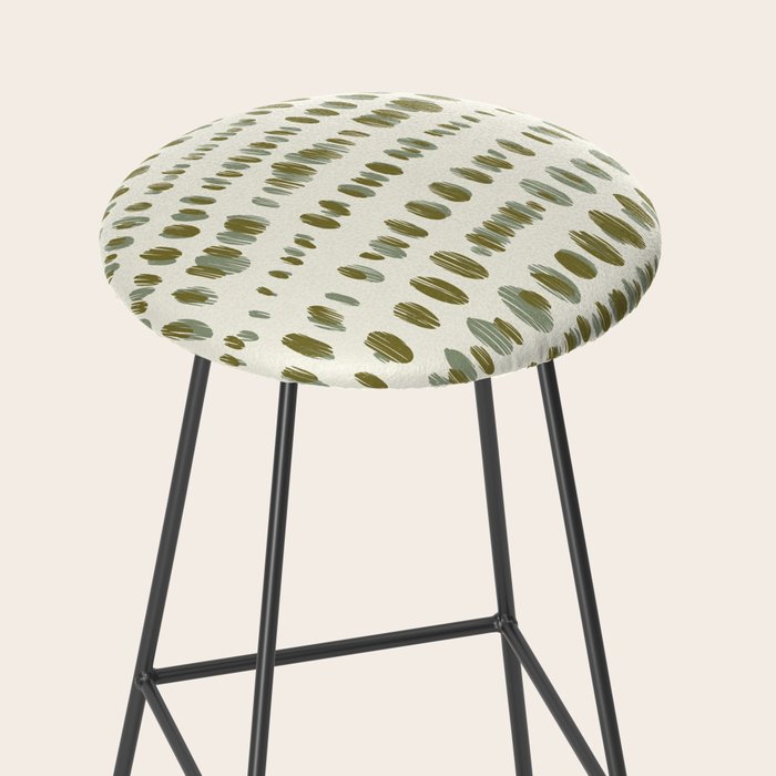 Wildlife Safari Dots green Stool Gallery Image 2