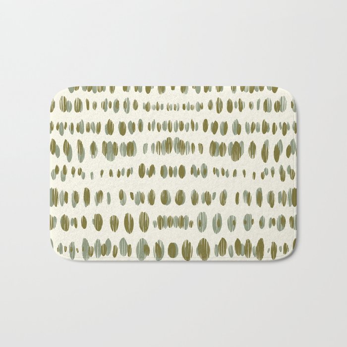 Wildlife Safari Dots green Bath Mat Gallery Image 1