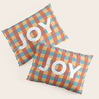 Joy in Christmas Plaid Pillow Sham Gallery Image 3