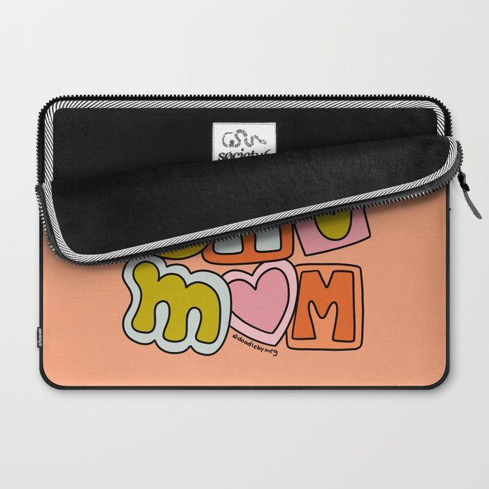 Cat Mom Laptop Sleeve Gallery Image 2