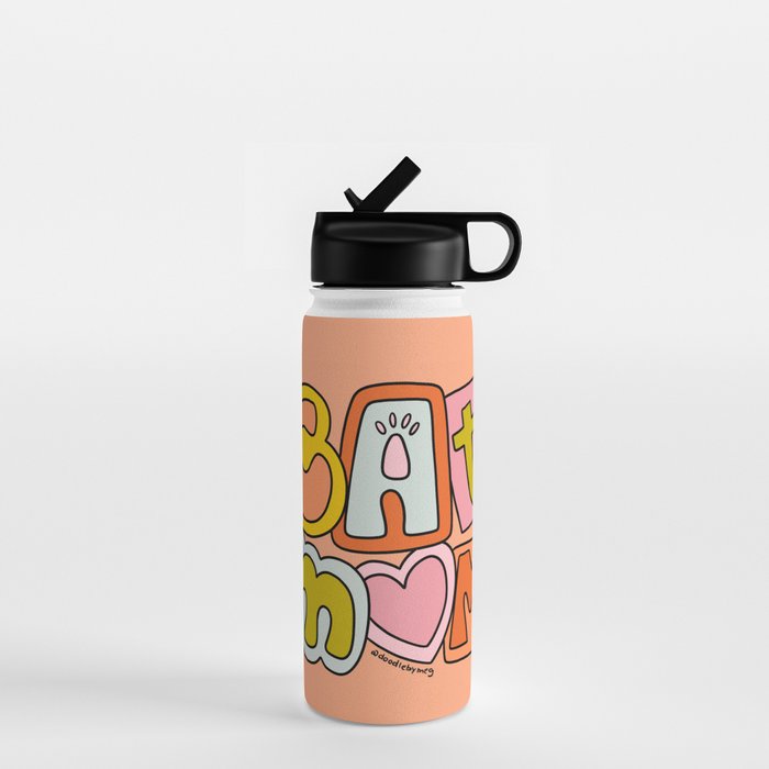 Cat Mom Water Bottle Gallery Image 1