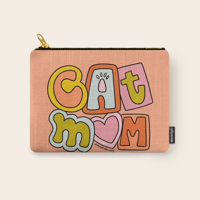 Cat Mom Carry All Pouch Gallery Image 1