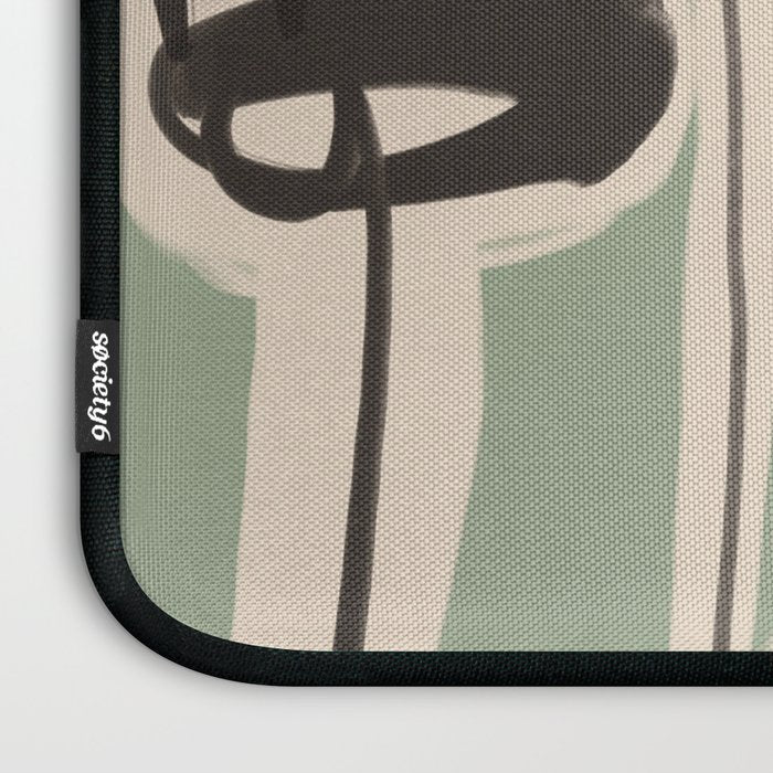 Abstract line art eyes 7 Laptop Sleeve Gallery Image 3