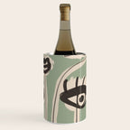 Abstract line art eyes 7 Wine Chiller Gallery Image 1