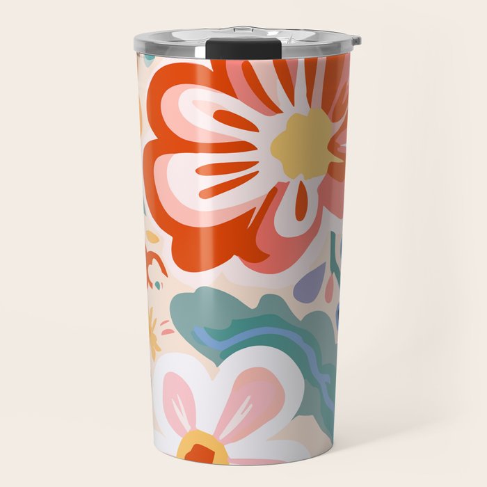 Los Angeles Flower Market Travel Mug Gallery Image 1