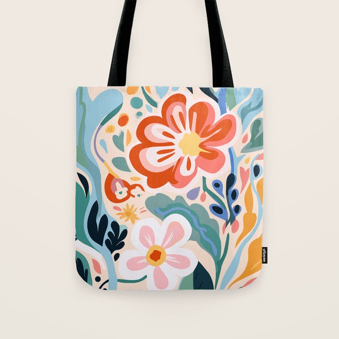 Los Angeles Flower Market Tote Bag Gallery Image 1