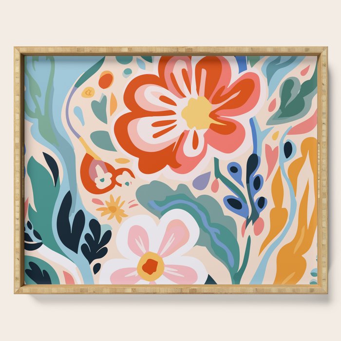 Los Angeles Flower Market Serving Tray Gallery Image 1