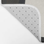 Horse in Black and White Bath Mat Gallery Image 2