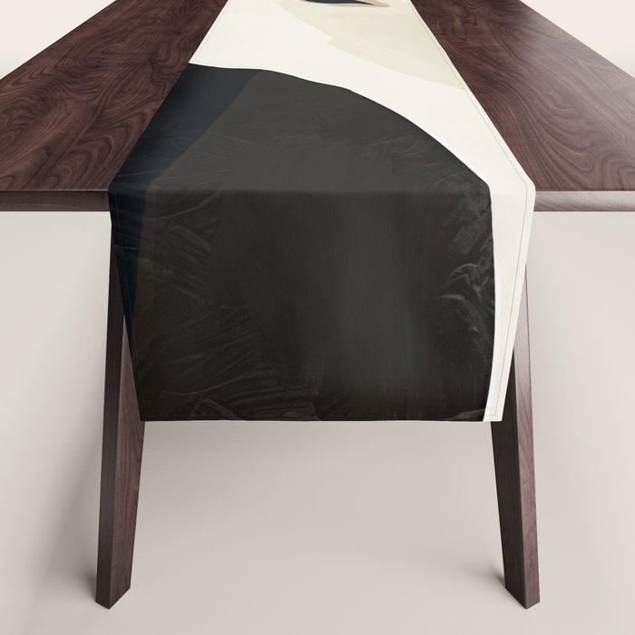 Horse in Black and White Table Runner Gallery Image 1