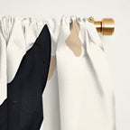 Horse in Black and White Window Curtain Gallery Image 2