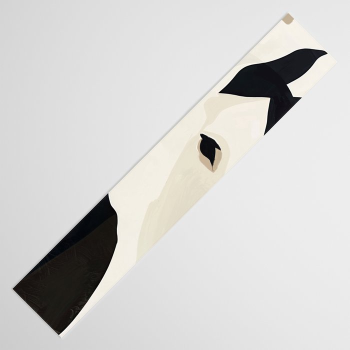 Horse in Black and White Table Runner Gallery Image 3