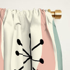 Mid Century Modern Shapes #society6 #buyart Window Curtain Gallery Image 2