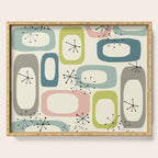 Mid Century Modern Shapes #society6 #buyart Serving Tray Gallery Image 1
