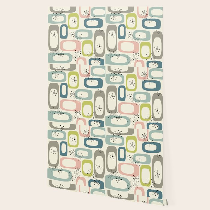 Mid Century Modern Shapes #society6 #buyart Wallpaper Gallery Image 2