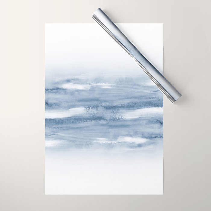 Watercolour Abstract Clouds Wrapping Paper Gallery Image 1