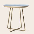 Watercolour Abstract Clouds Side Table Gallery Image 1
