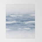 Watercolour Abstract Clouds Throw Blanket Gallery Image 2
