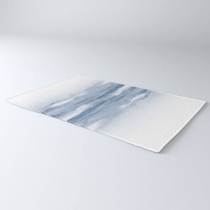 Watercolour Abstract Clouds Rug Gallery Image 3