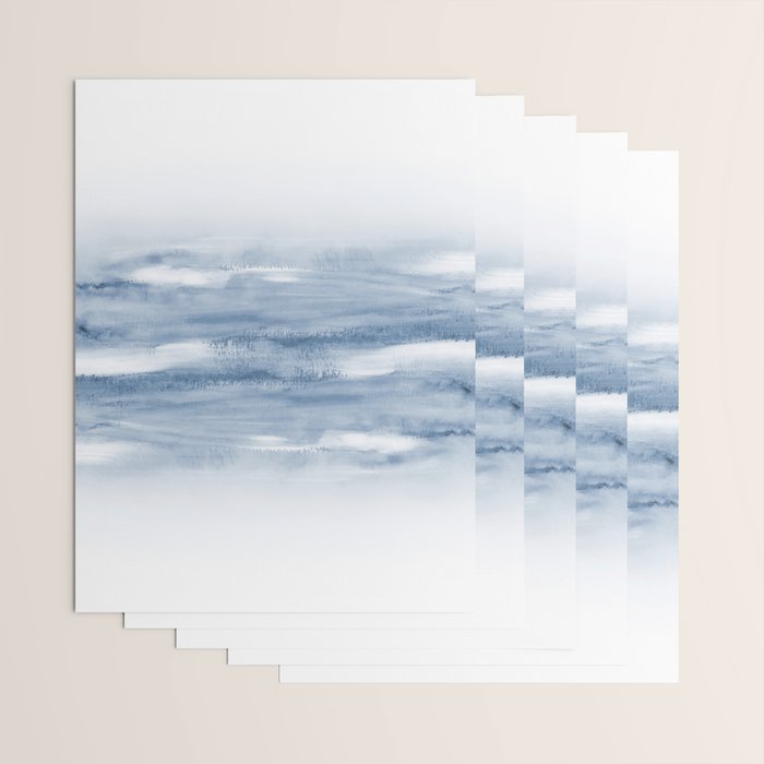 Watercolour Abstract Clouds Wrapping Paper Gallery Image 3
