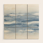 Watercolour Abstract Clouds Wood Wall Art Gallery Image 1