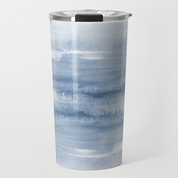 Watercolour Abstract Clouds Travel Mug Gallery Image 1