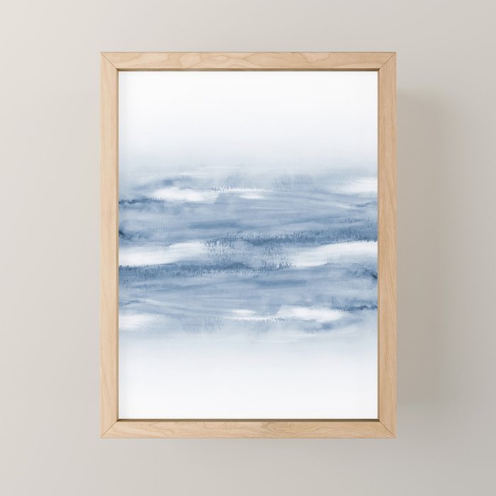 Watercolour Abstract Clouds Mini Art Print Gallery Image 1