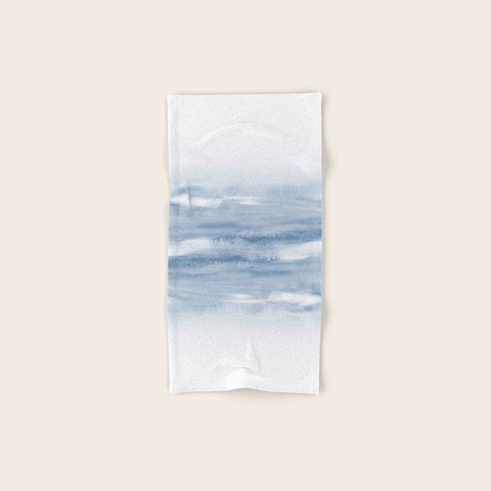 Watercolour Abstract Clouds Bath Towel Gallery Image 1