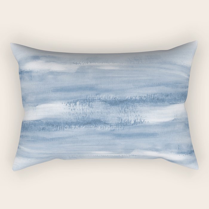 Watercolour Abstract Clouds Rectangular Pillow Gallery Image 1
