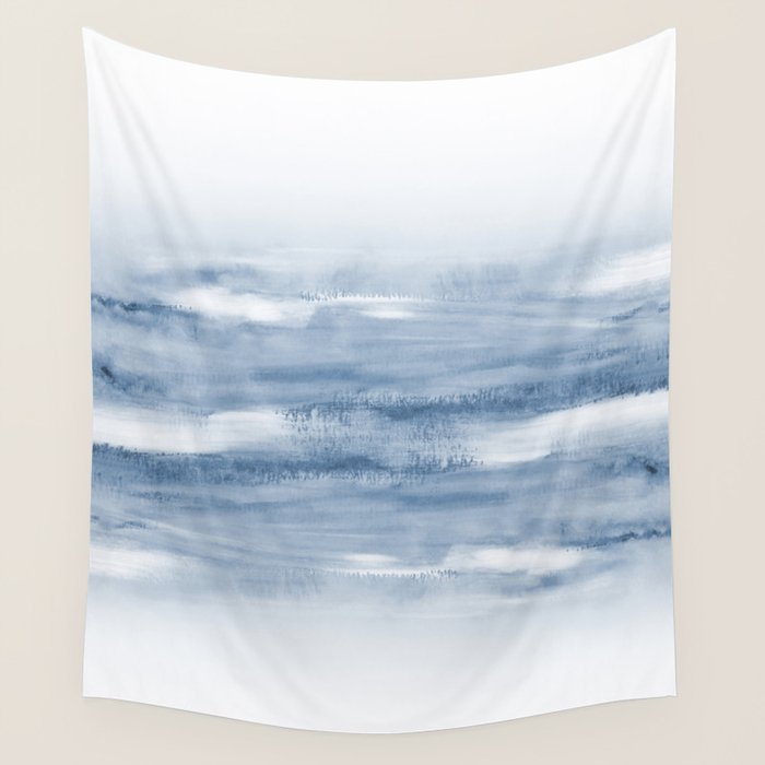 Watercolour Abstract Clouds Wall Tapestry Gallery Image 4