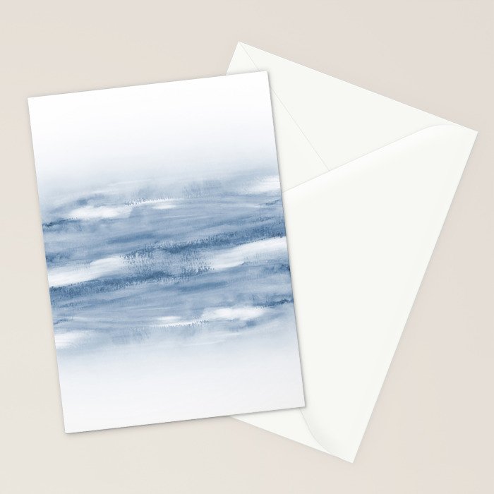 Watercolour Abstract Clouds Stationery Card Gallery Image 2