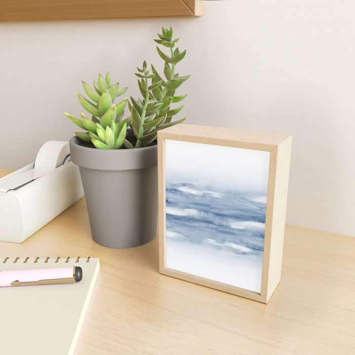 Watercolour Abstract Clouds Mini Art Print Gallery Image 2