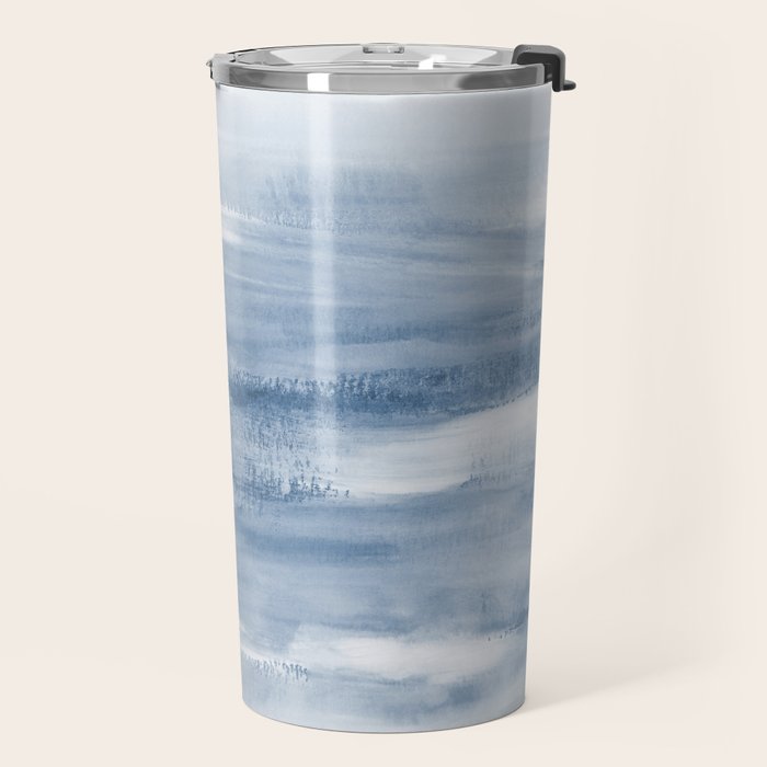 Watercolour Abstract Clouds Travel Mug Gallery Image 2