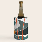 Single Fin Soul - Surfing Illustration with Longboard Balancing Surfer Girl Wine Chiller Gallery Image 3