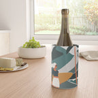 Single Fin Soul - Surfing Illustration with Longboard Balancing Surfer Girl Wine Chiller Gallery Image 4
