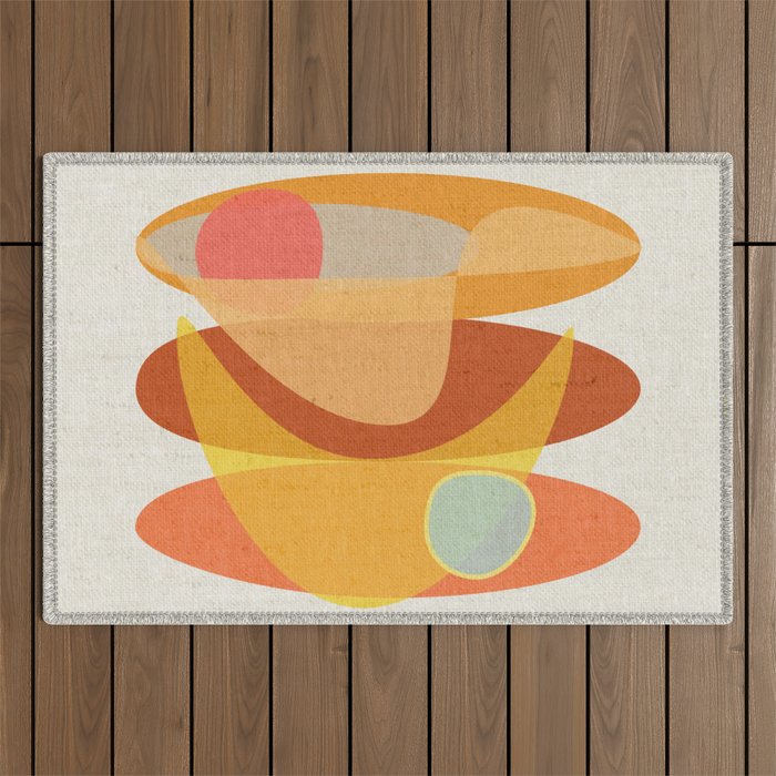 Surf & Boomerang Outdoor Rug Gallery Image 1
