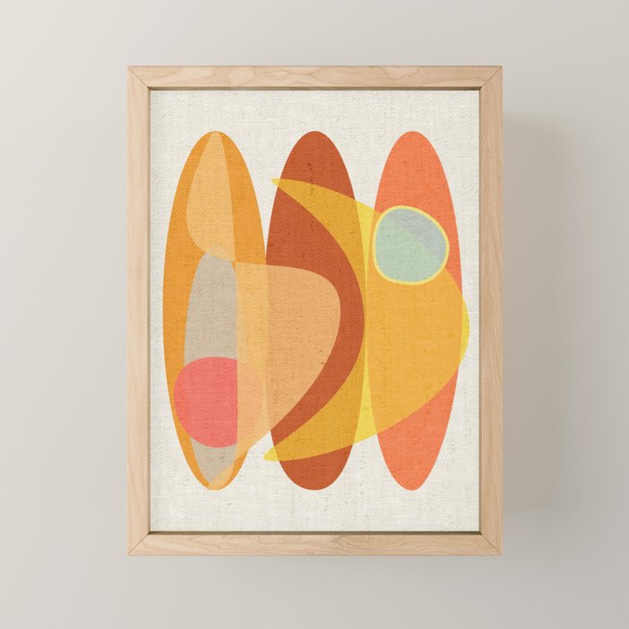Surf & Boomerang Mini Art Print Gallery Image 1