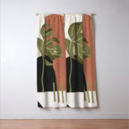 Tropical Leaf- Abstract Art 7 Window Curtain Gallery Image 3