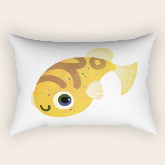 Dwarf puffer Rectangular Pillow Gallery Image 2