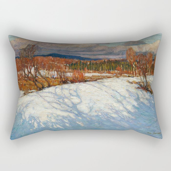 Tom Thomson In Algonquin Park Rectangular Pillow Gallery Image 2